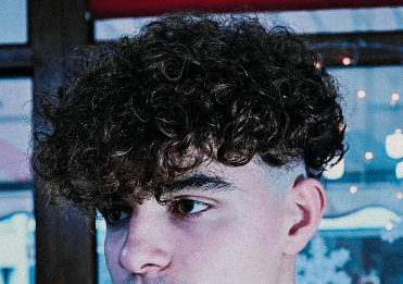 Curly Hair:Yggztoz_-L4= Edgar Cut