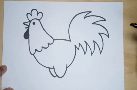 Drawing:Kqu30c7x4xo= Rooster