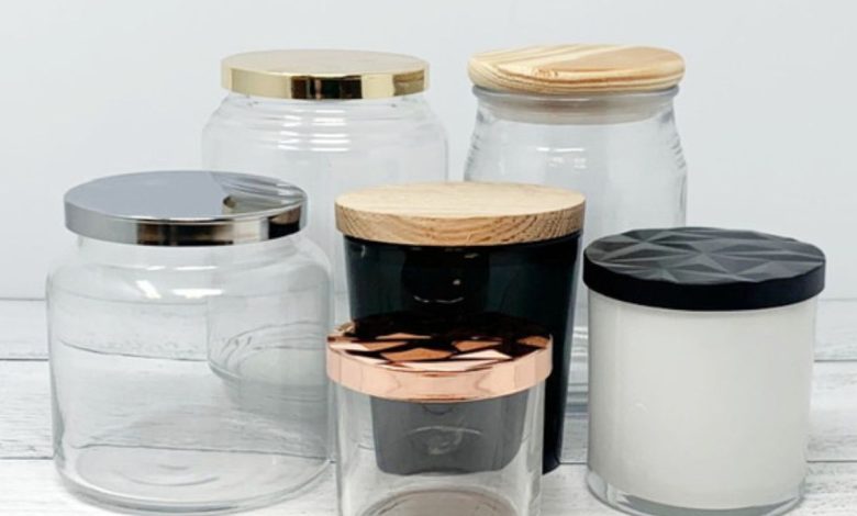 High-Capacity Candle Jars with Lids Wholesale