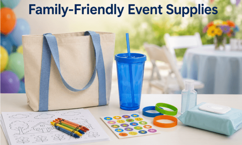 Simple Supplies for Family-Friendly Events